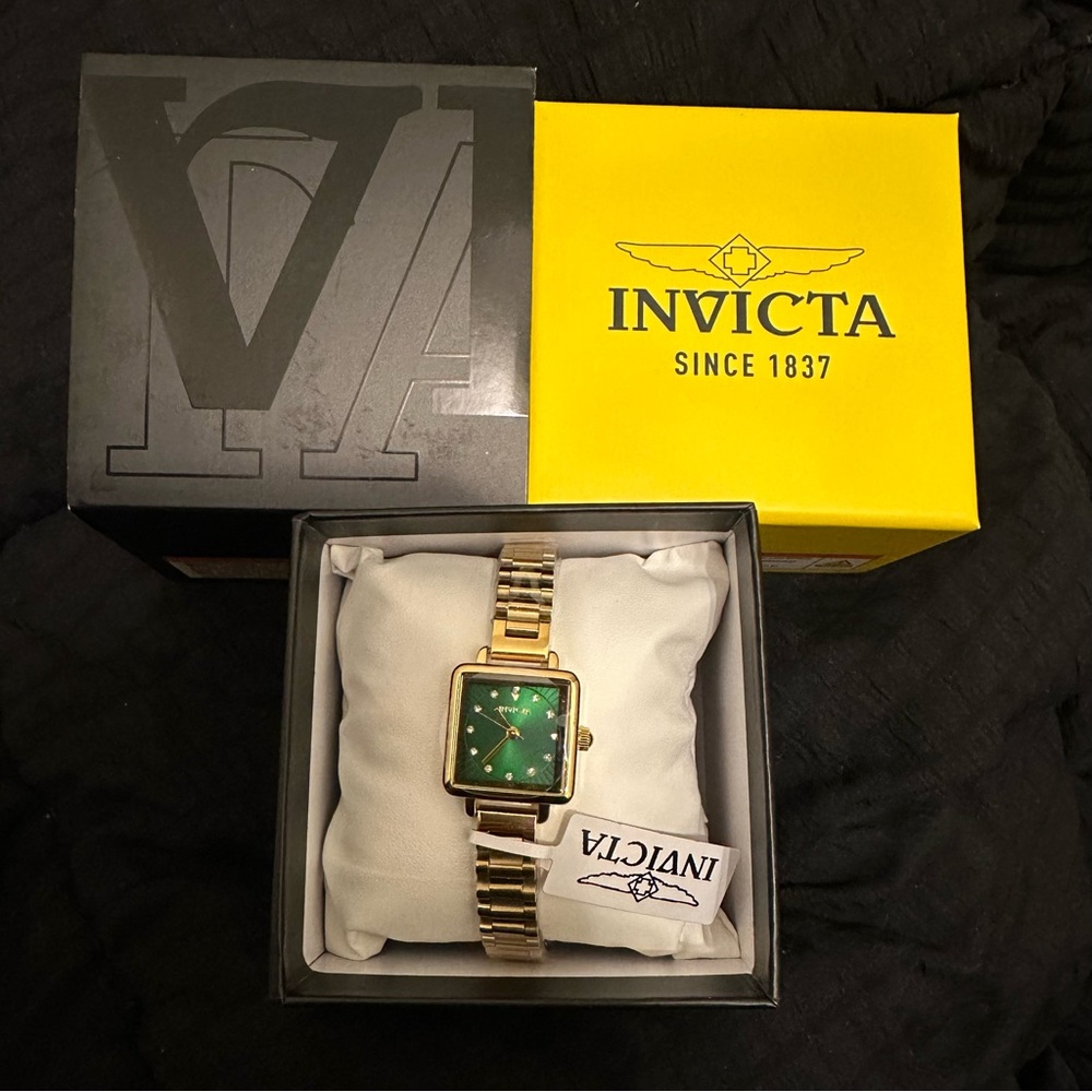 Invicta Wildflower Women's Watch - 22mm, Gold & Green (69429) - Picture 2 of 10